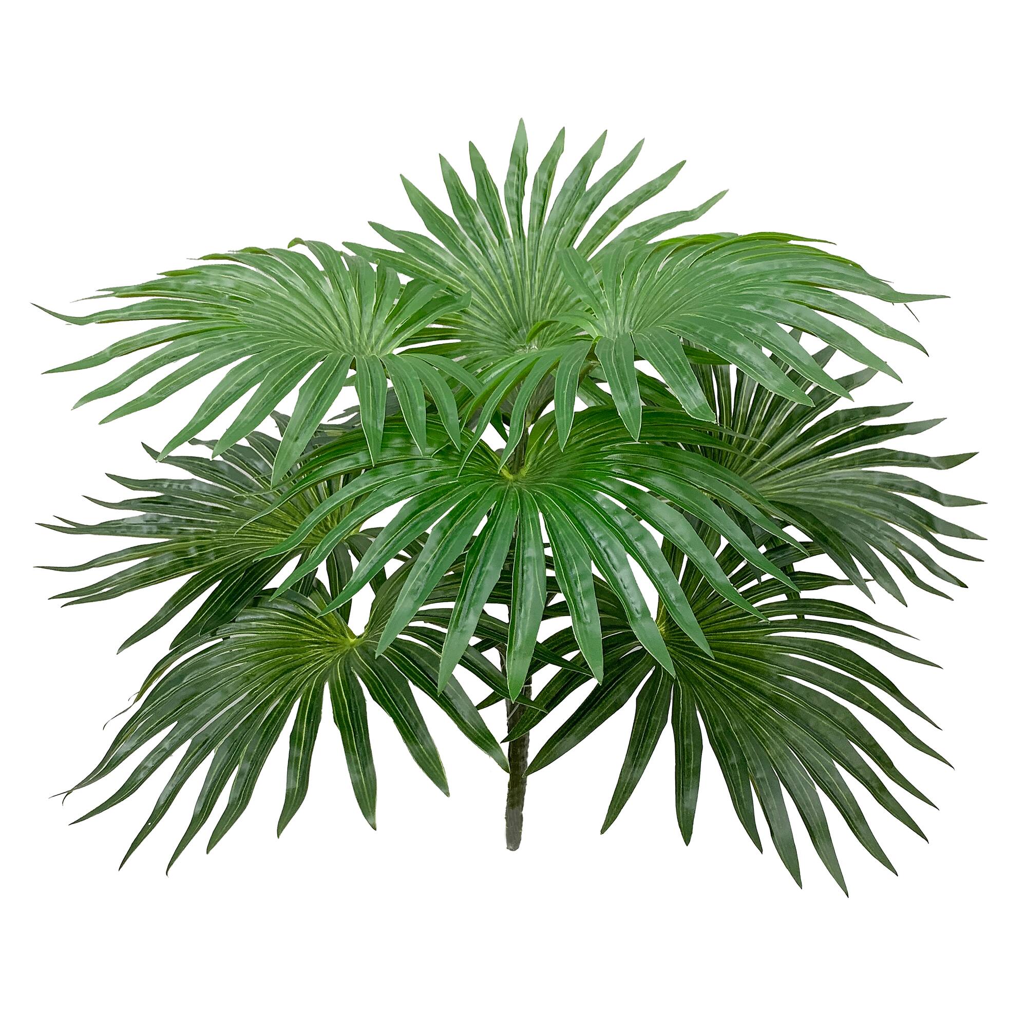 18" Green Fountain Palm Bush by Ashland®